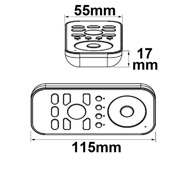 Sys-One RGB + W 4 Zonen Fernbedienung Multifunktion - Beleuchtung