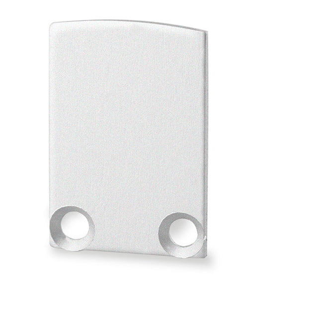 Endkappe EC12 für SURF12 BORDERLESS inkl. COVER3 mit TUNNEL, Alu eloxiert