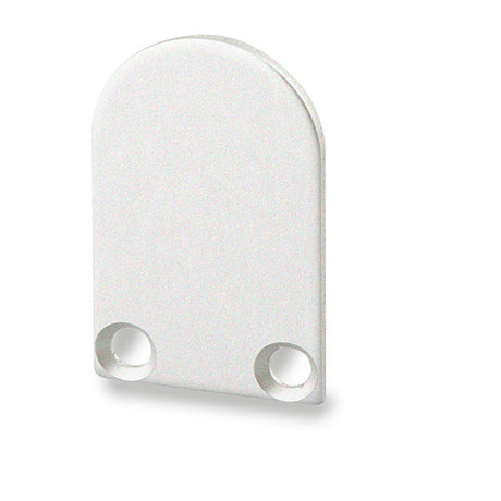 Endkappe EC21 für SURF12 RAIL inkl. COVER5 mit TUNNEL, Alu eloxiert
