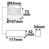 AR111 30W 35°-50° variabel neutralweiß inkl. externem VG - Beleuchtung