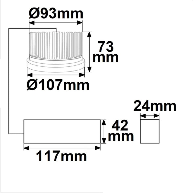 AR111 30W 35°-50° variabel neutralweiß inkl. externem VG - Beleuchtung
