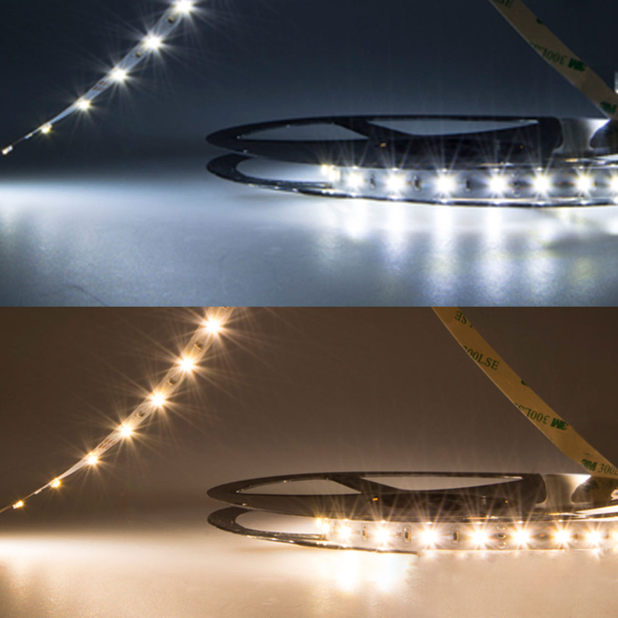 LED SIL830/860 CCT Flexband, 24V DC, 5W ww + 5W kw, IP20, 5m Rolle, 120 LED/m