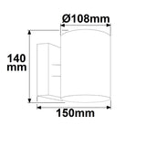 Wandleuchte Up&Down 2xGX53 IP54 LxBxH 150x108x140 anthrazit exkl. Leuchtmittel - Beleuchtung