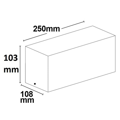 Wandleuchte BOX-II 1xE27 IP54 weiß exkl. Leuchtmittel - Beleuchtung
