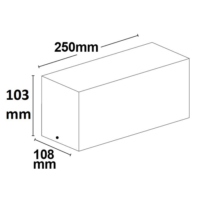 Wandleuchte BOX-II 1xE27 IP54 weiß exkl. Leuchtmittel - Beleuchtung