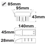 LED Einbaustrahler weiß 15W 45° neutralweiß dimmbar - Beleuchtung