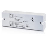 Kompatibel mit allen Controllern der ISOLED Sys-One Serie, 2 Ausgangskanäle a 1,2A = 2 x 288W Dimmleistung, Phasenanschnitt oder Phasenabschnitt Dimmung über Jumper wählbar. Programmierung bleibt auch nach Abschalten der Stromzufuhr erhalten.. Installation und Anschluss ausschließlich Spannungsfrei durchführen!
