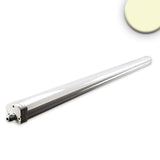 beliebig erweiterbar/anreihbar bis 1000W Gesamtanschlussleistung, Lieferung inkl. Zubehör für Decken-/Wandmontage, Montageclip beiliegend, justierbare Schwenkbügel und Seilabhängungsset optional erhältlich, Klasse II Leuchte (kein Anschluss an PE erforderlich),  Stoßfestigkeit: IK08