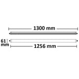 LED Linearleuchte 130cm 36W IP65 warmweiß - Beleuchtung