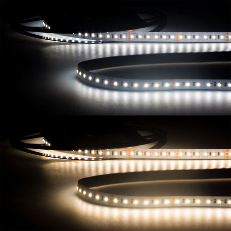 LED CRI930/960 Linear10 CCT Flexband, 24V DC, 10W ww + 10W kw, IP20, 5m Rolle, 240 LED/m