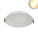 3 Farbtemperaturmischungen 2.600K|3.100K|4.000K per Color-Switch Baustein (befindet sich zwischen Trafo und Downlight) frei wählbar, externer Trafo (300mA, 27-42V DC, L=95 B=35 H=25mm)