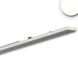 8 polig 2,5qmm (L1, L2, L3, N, PE, Dimm+, -, CHR) inkl. fünf vormontierte und austauschbare Linsenoptiken sowie LED-Platinen mit je 33 Hochleistungschips, Schnellverriegelung zur Befestigung in Balkenaufnahme Art.Nr. 113934/113935