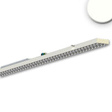 8 polig 2,5qmm (L1, L2, L3, N, PE, Dimm+, -, CHR) inkl. fünf vormontierte und austauschbare Linsenoptiken sowie LED-Platinen mit je 33 Hochleistungschips, Schnellverriegelung zur Befestigung in Balkenaufnahme Art.Nr. 113934/113944