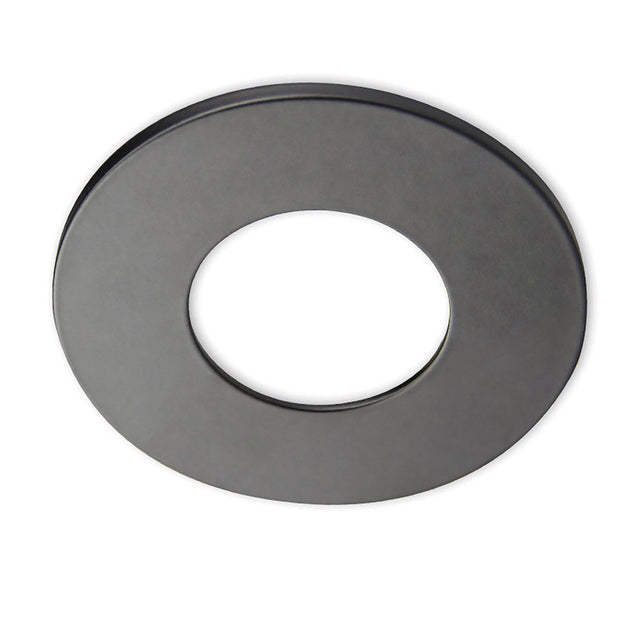 Cover Aluminium rund schwarz matt für Sys-68
