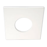 Cover Aluminium eckig weiß matt für Sys-68