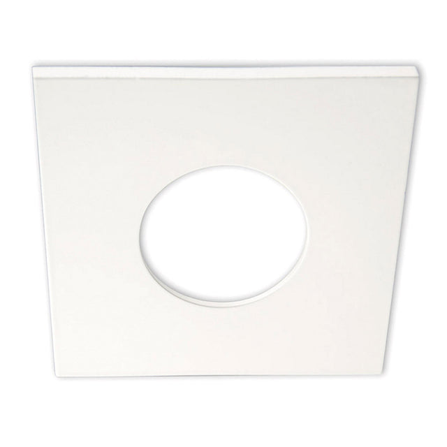 Cover Aluminium eckig weiß matt für Sys-68