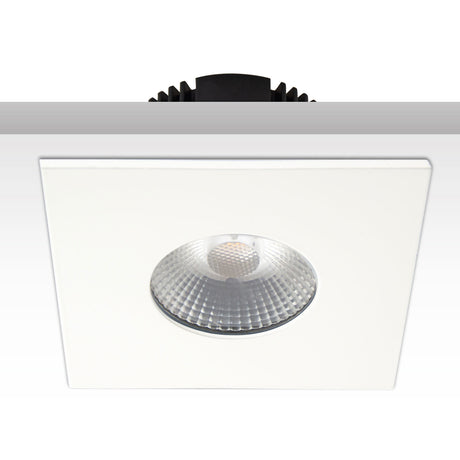 Cover Aluminium eckig weiß matt für Sys-68