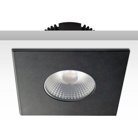 Cover Aluminium eckig schwarz matt für Sys-68