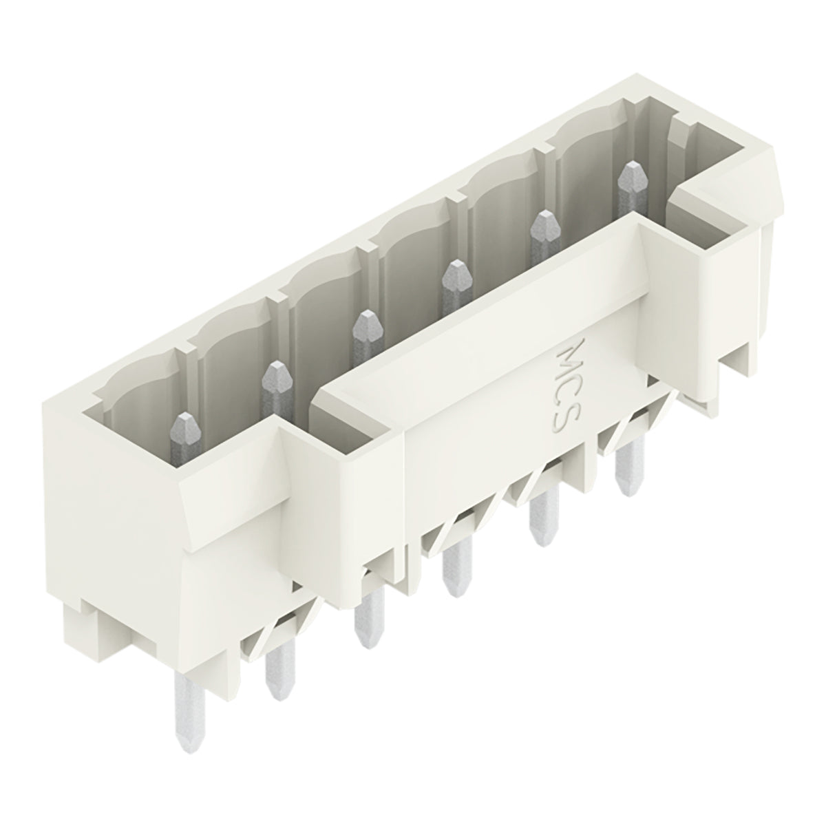 WAGO Platinenstecker Stift 6p lgr 1re Serie 721 721-136/001-000 5mm zinn Löt