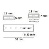 LED AQUA840 CC Flexband 24V DC 12W IP68 4000K 15m Rolle 120 LED/m - Beleuchtung