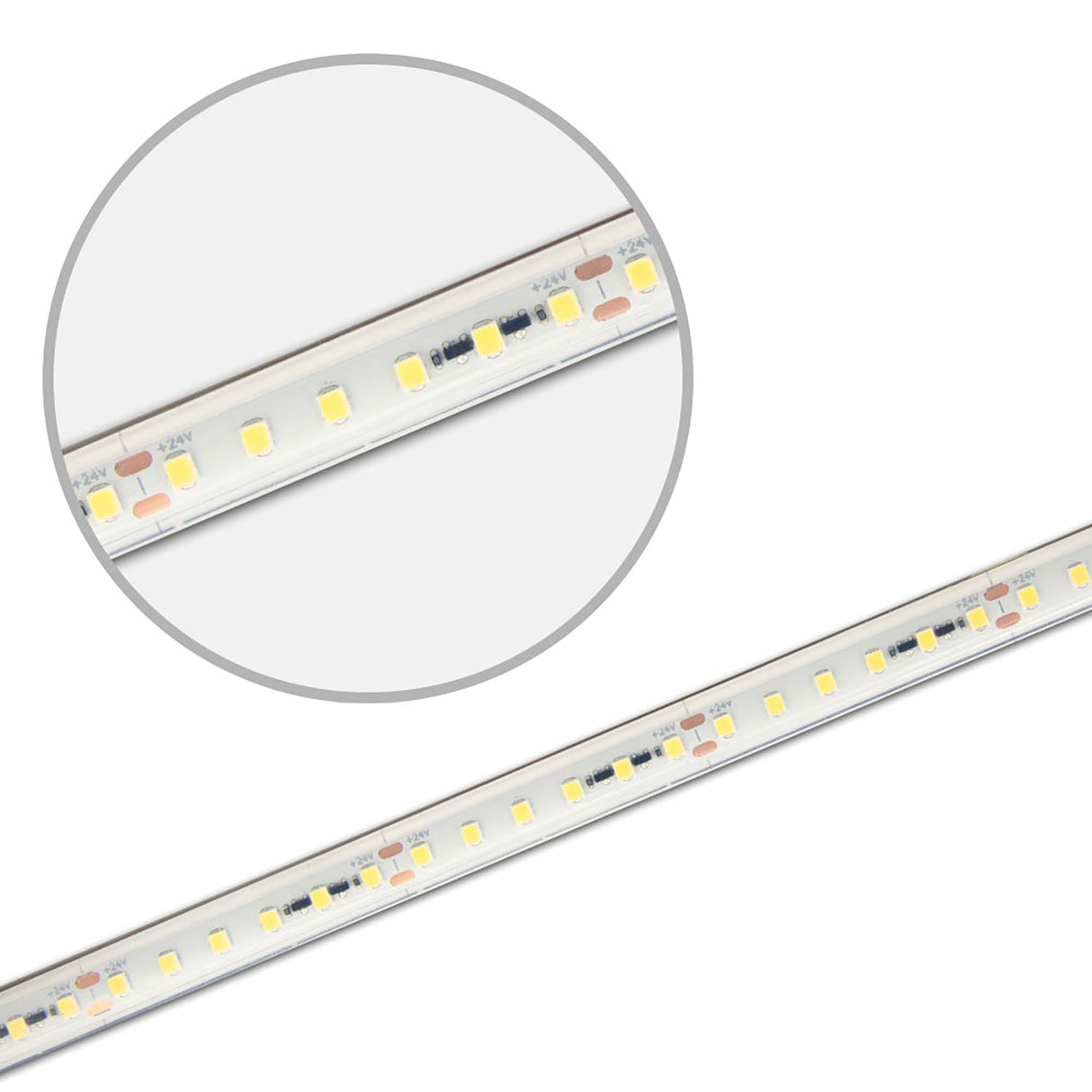 LED AQUA830 CC Flexband, 24V DC, 12W, IP68, 3000K, 15m Rolle, 120 LED/m