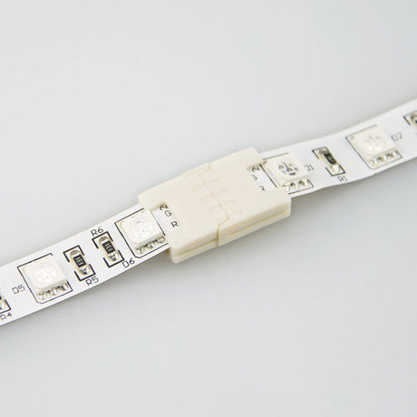 Clip-Verbinder (max. 5A) C2-410 für 4-pol. IP20 Flexstripes mit Breite 10mm, Pitch >8mm
