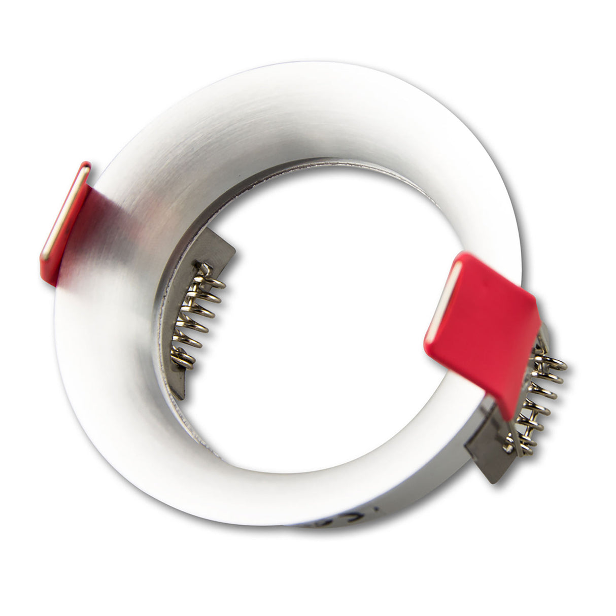 Einbaurahmen Slim rund, Loch 63,5mm, DN69, Alu gebürstet, für GU10/MR16 Spots