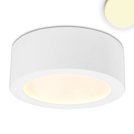 LED Aufbauleuchte LUNA 15W weiß rund DN146 indirektes Licht warmweiß dimmbar - Beleuchtung