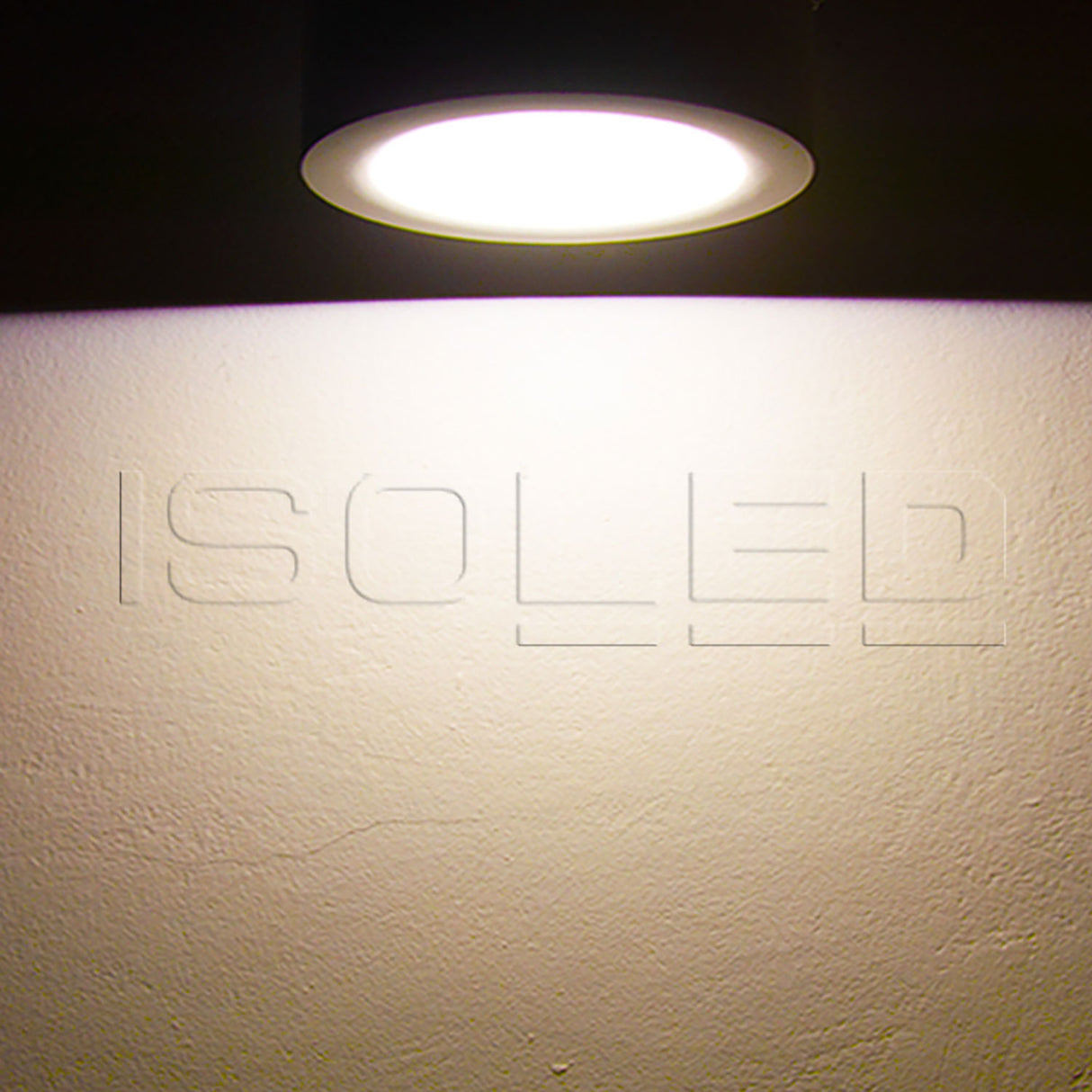 LED Aufbauleuchte LUNA 15W, weiß, rund, DN146, indirektes Licht, warmweiß