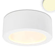 LED Aufbauleuchte LUNA 18W weiß rund DN173 indirektes Licht warmweiß dimmbar - Beleuchtung