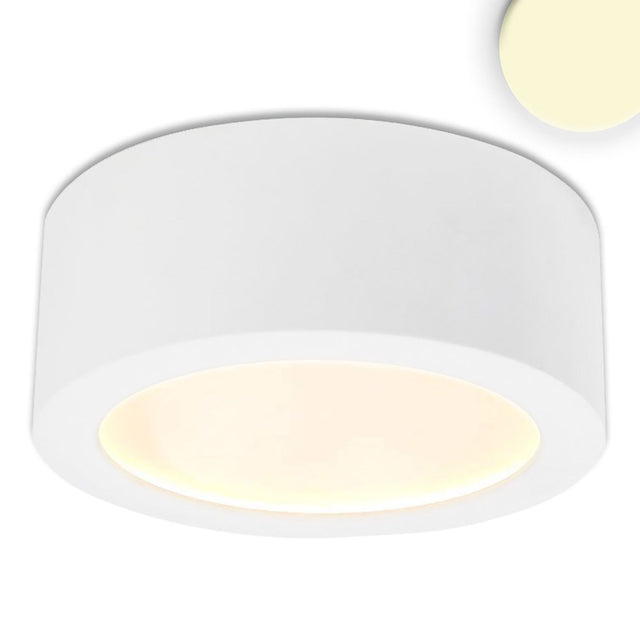 LED Aufbauleuchte LUNA 18W weiß rund DN173 indirektes Licht warmweiß dimmbar - Beleuchtung