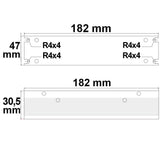 LED Trafo 12V/DC 0-60W Gitter Slim - Beleuchtung