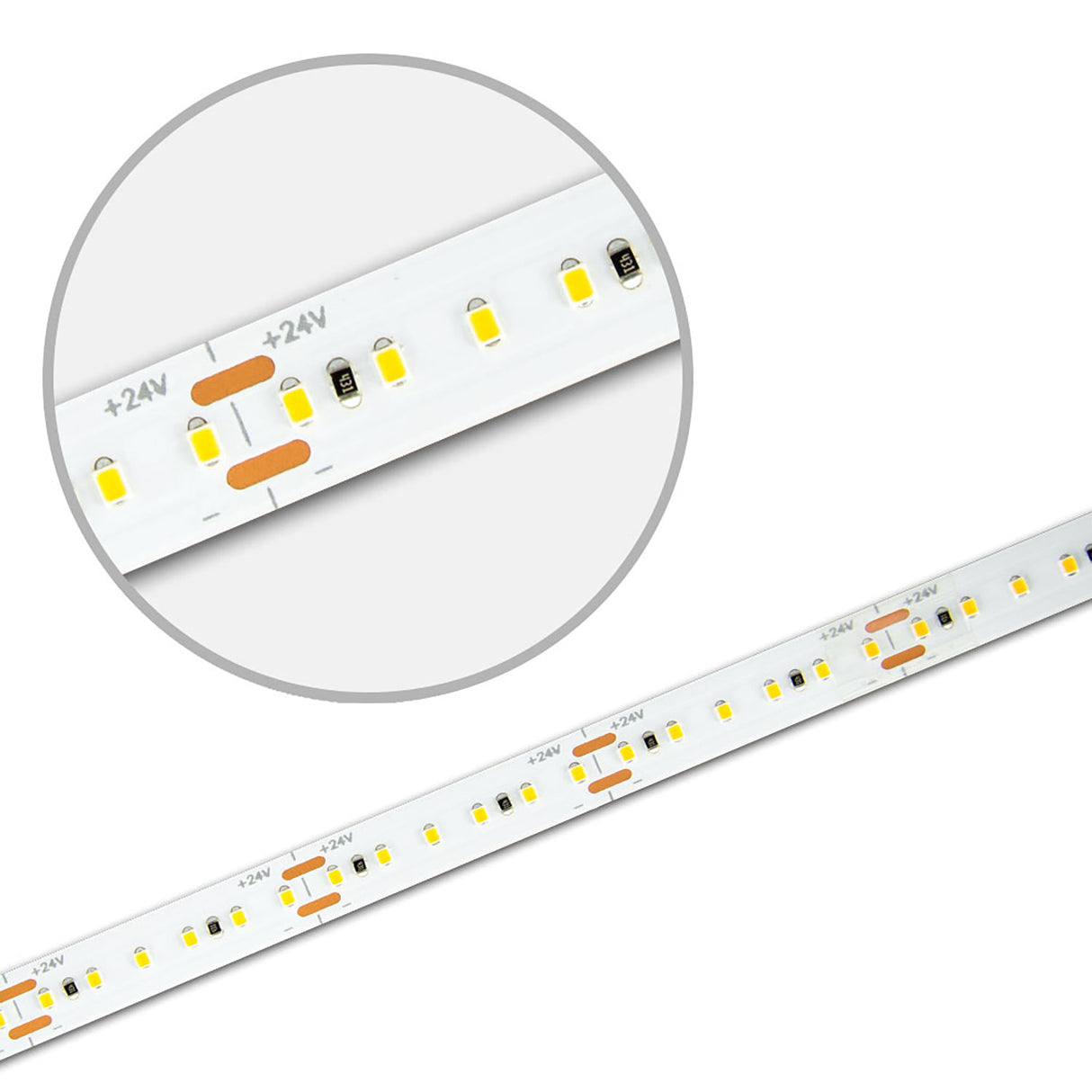 LED CRI930 Linear10 Flexband, 24V DC, 6W, IP20, 3000K, 20m Rolle, 180 LED/m