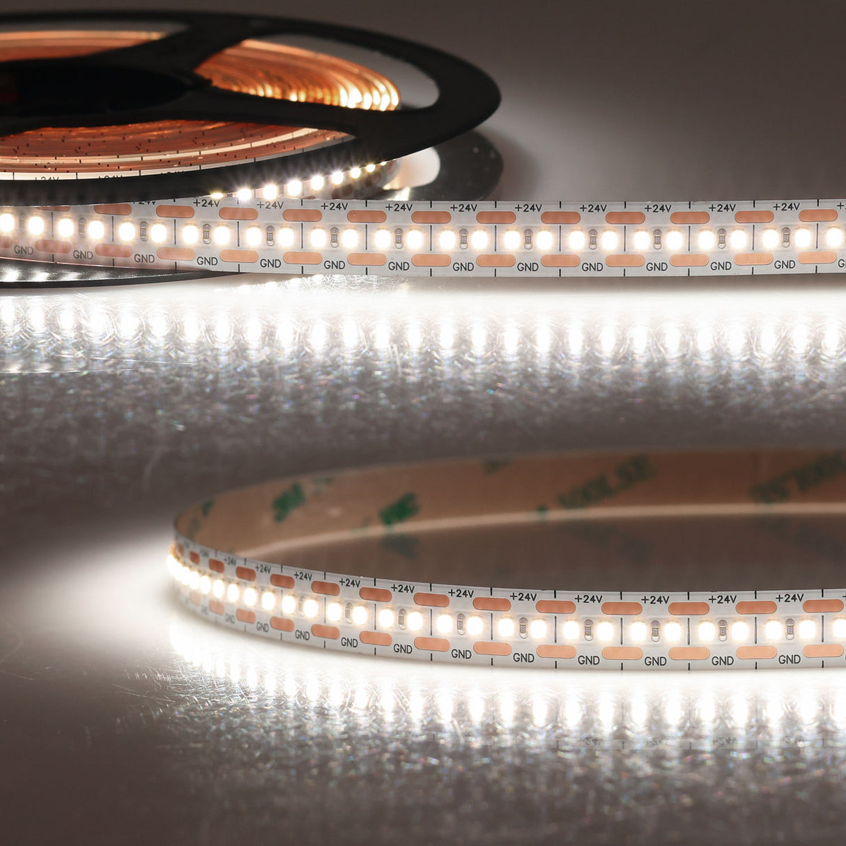 LED CRI940 Linear10 Flexband, 24V DC, 6W, IP20, 4000K, 5m Rolle, 180 LED/m