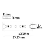 LED CRI930 Linear11 Flexband 24V DC 6W IP54 3000K 5m Rolle 180 LED/m - Beleuchtung