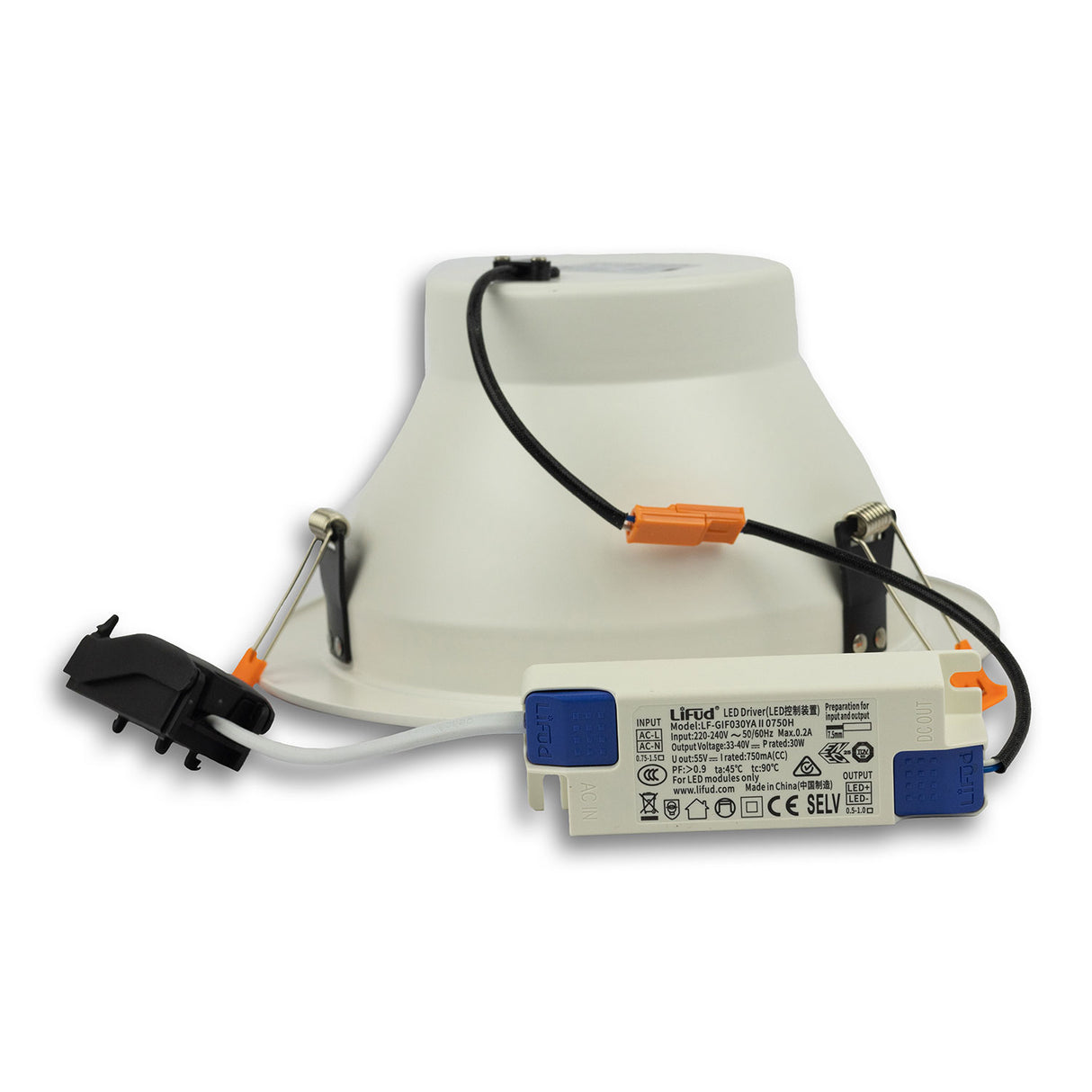 LED Downlight Reflektor 30W, 60°, CRI95, UGR<19, warmweiß
