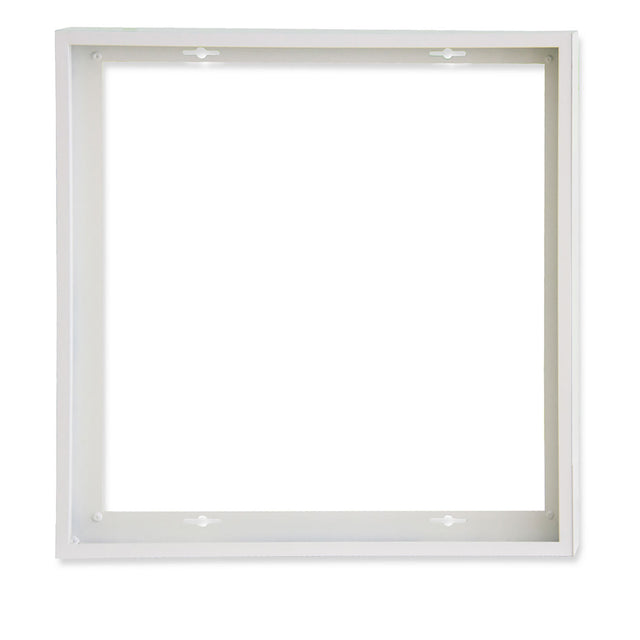 Aufbaurahmen weiß RAL 9016 Höhe 5cm für LED Panels 625x625 vormontiert zur Schnellmontage - Beleuchtung