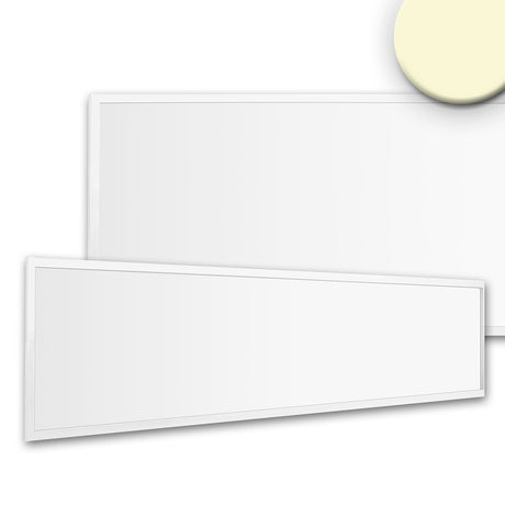 LED Panel Business Line 1200 UGR<19 2H/2H, 36W, Rahmen weiß RAL 9016, warmweiß, dimmbar