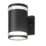 Wandleuchte Up&Down 2xGX53, IP54, LxBxH 130x100x166, anthrazit, exkl. Leuchtmittel