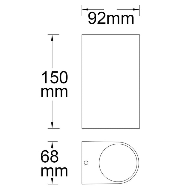 Wandleuchte Siara Up&Down 2xGU10 IP54 weiß exkl. Leuchtmittel - Beleuchtung