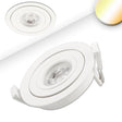 LED Einbaustrahler SUNSET mit variabler Tiefe weiß 9W 45° 2000-2800K Dimm-to-warm - Beleuchtung