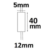 LED Strip Mini Kabel PWM-Dimmer, 1 Kanal, 12-24V DC 3A