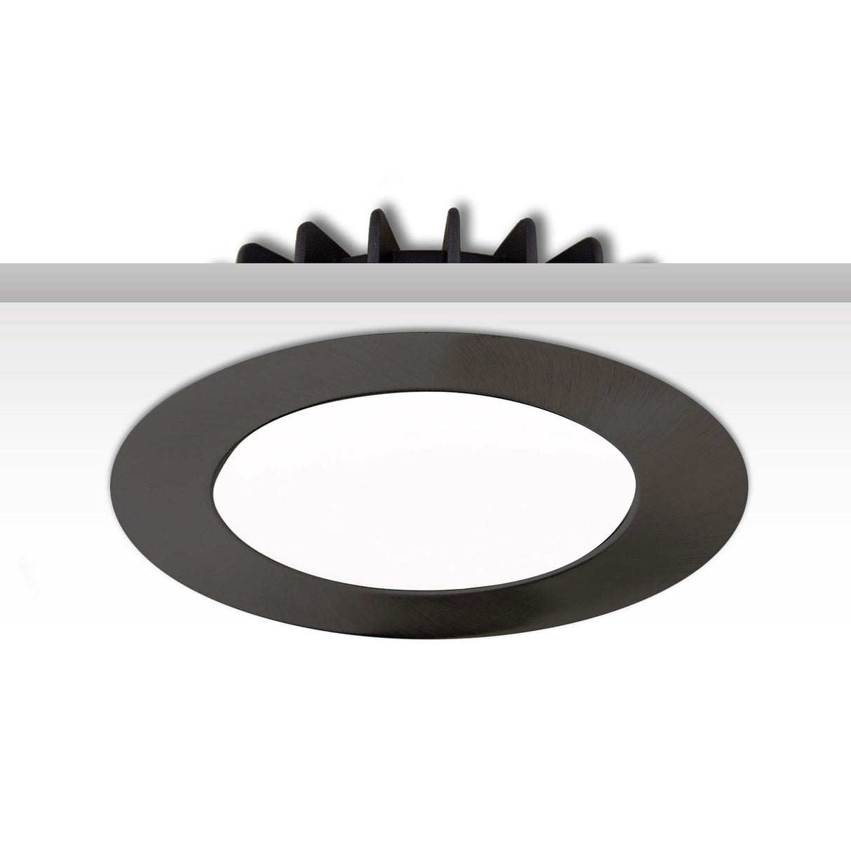 Cover Aluminium rund schwarz für Sys-90
