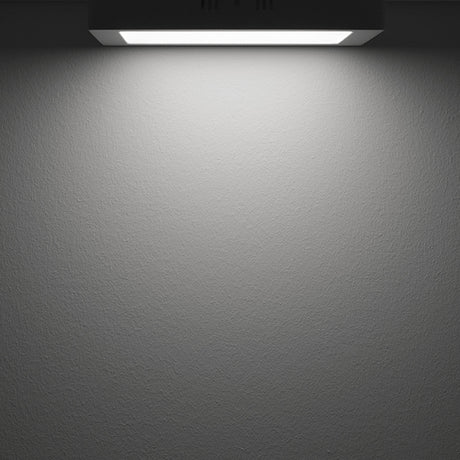 Deckenlampe Slim eckig, 220x220mm, weiß, 18W, Trafo integriert, neutralweiß