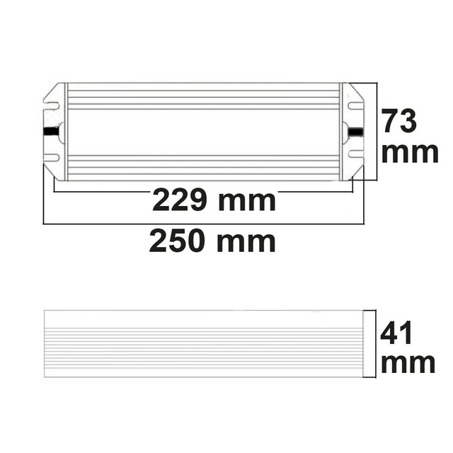 LED PWM-Trafo 24V/DC 10-200W dimmbar IP67 SELV - Beleuchtung
