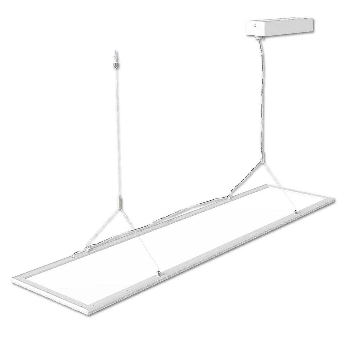 LED Office Hängeleuchte Up&Down, 20W+20W, 30x120cm, weiß, UGR<19, 3000K, dimmbar