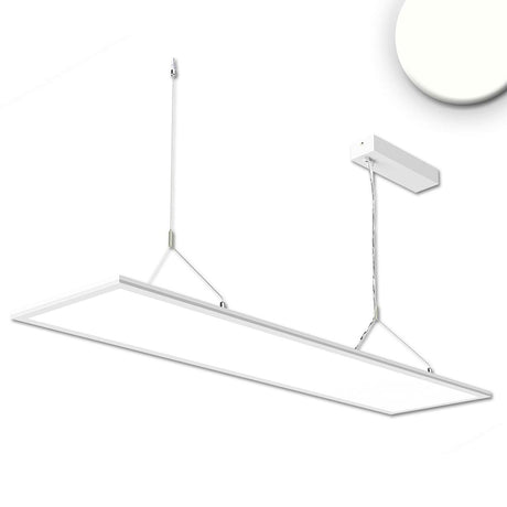 LED Office Hängeleuchte Up&Down, 20W+20W, 30x120cm, weiß, UGR<19, 4000K, dimmbar