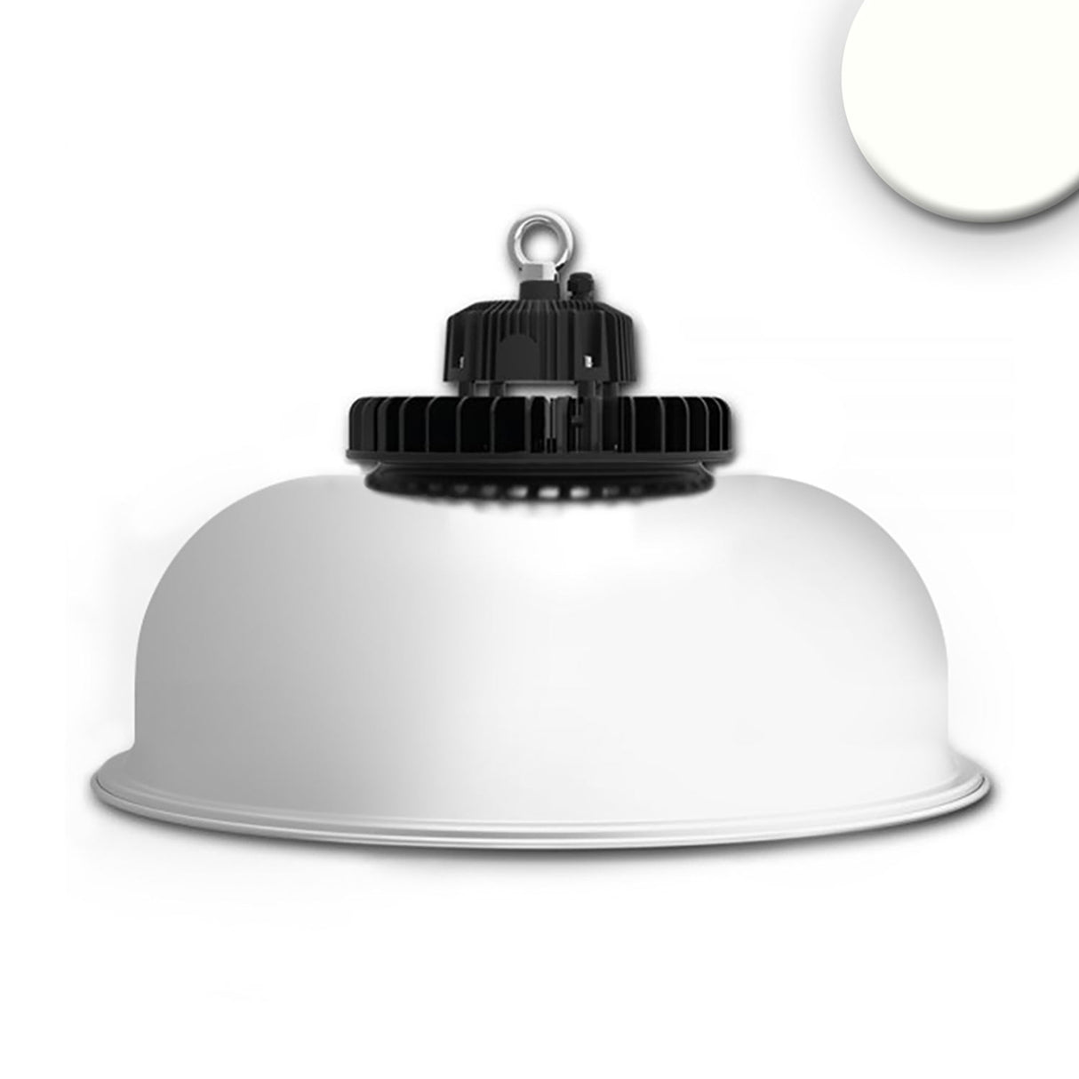 LED Hallenleuchte FL 200W, Alu-Reflektor, 80°, IP65, 1-10V dimmbar, neutralweiß