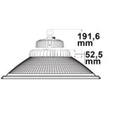 LED Hallenleuchte FL 200W Alu-Reflektor 80° IP65 DALI dimmbar kaltweiß - Beleuchtung