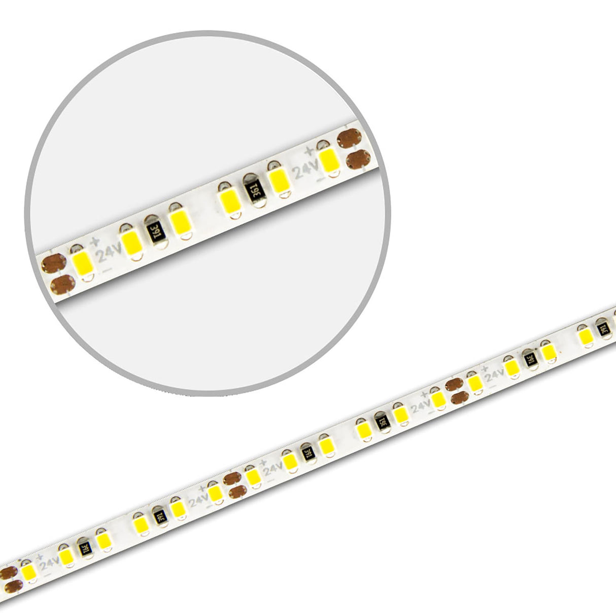 LED CRI940 MICRO Linear Flexband, 24V DC, 10W, IP20, 4000K, 5m Rolle, 240 LED/m